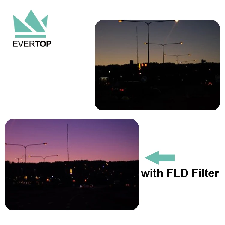 TS-FLD Evertop камеры FLD флуоресцентный фильтр, высокое качество FLD камеры фильтр, FL-D фильтр для пленки дневного света