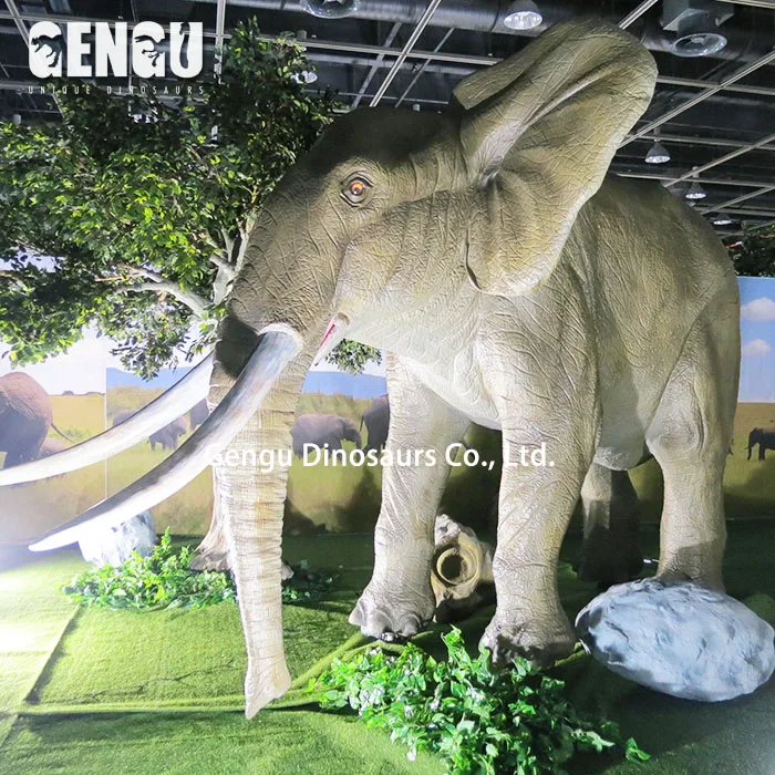 Robotic Animal With Actual Sound Elephant Statue For Sale