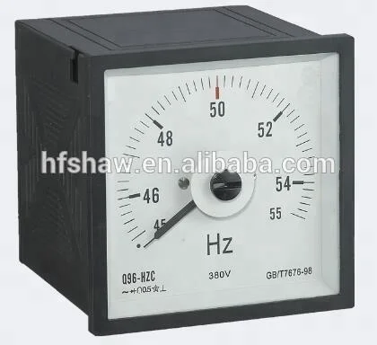 High Quality AC DC Analog Voltage Square Panel Meter 72*72mm,Moving Iron Type Analog AC Ammeter/Voltmeter