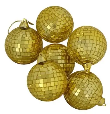 Factory Supply Christmas Hanging mirror ball reflective decorative ball bar disco