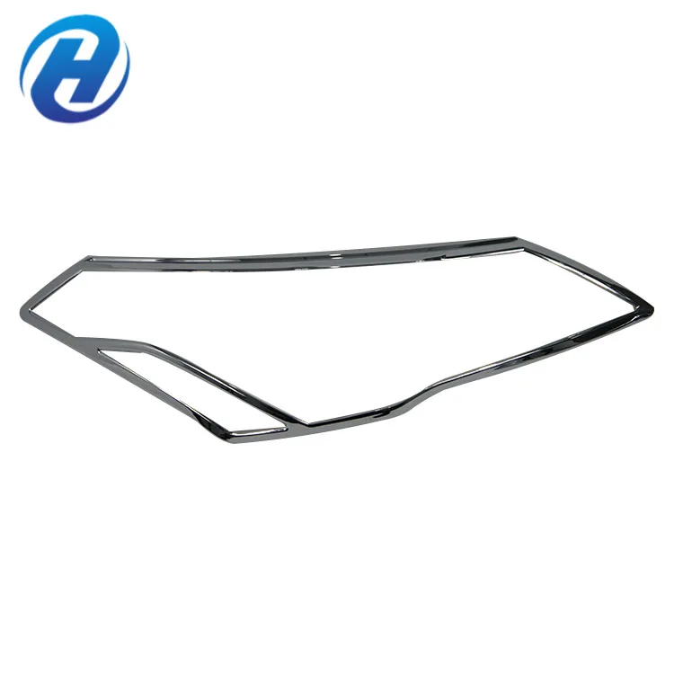 Серебристый автомобиль свет крышка украшения фар хромированной отделкой