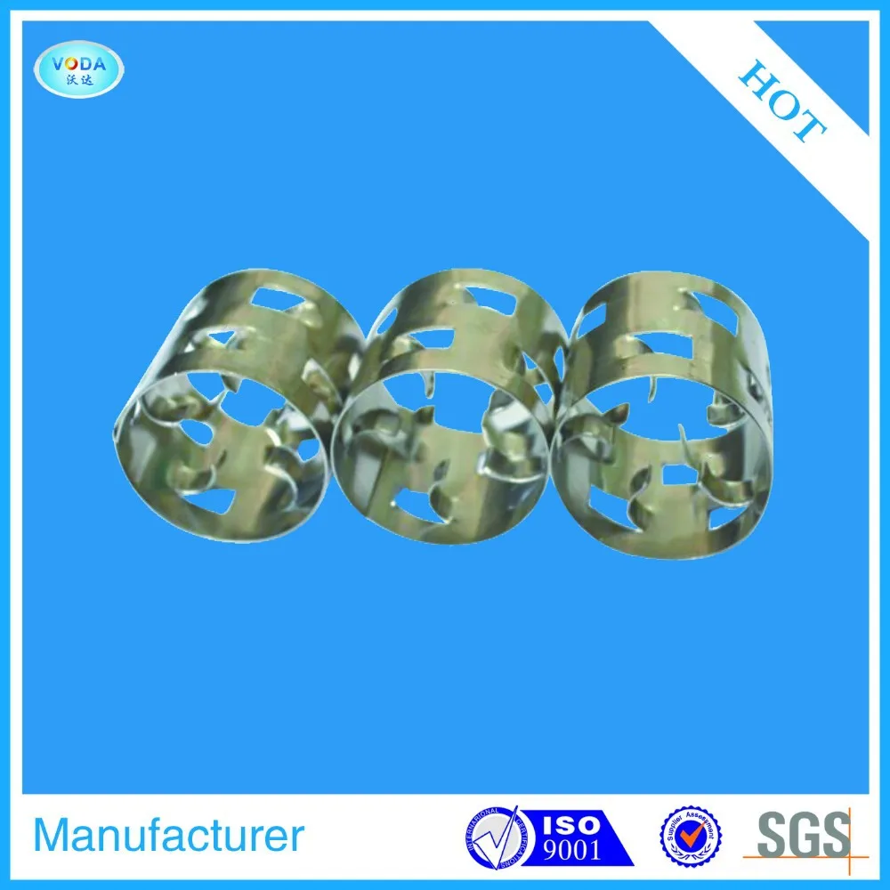 Metal Pall Ring For Tower Packing With Material SS304 33304L SS316 SS316L SS410