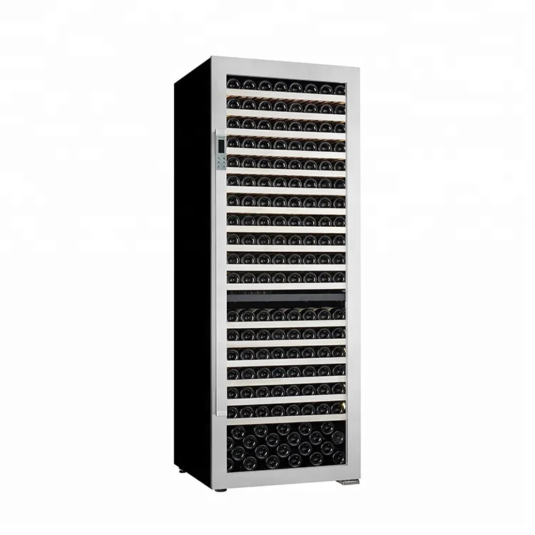 Smart Mirror Door Ice Wine Bottle Cooler Compressor Wine Refrigerator Dual-zone Household 1 YEAR