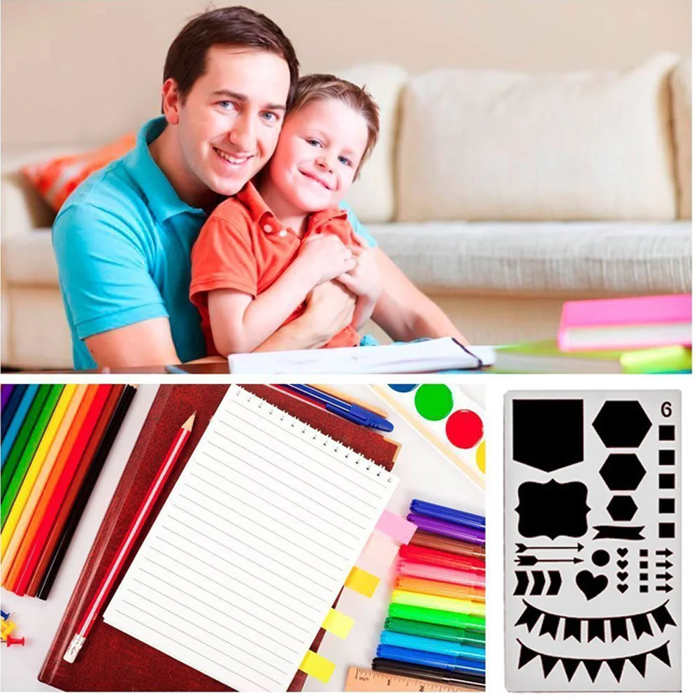 Journal Stencil Bullet  Plastic Planner Stencils Design Notebook