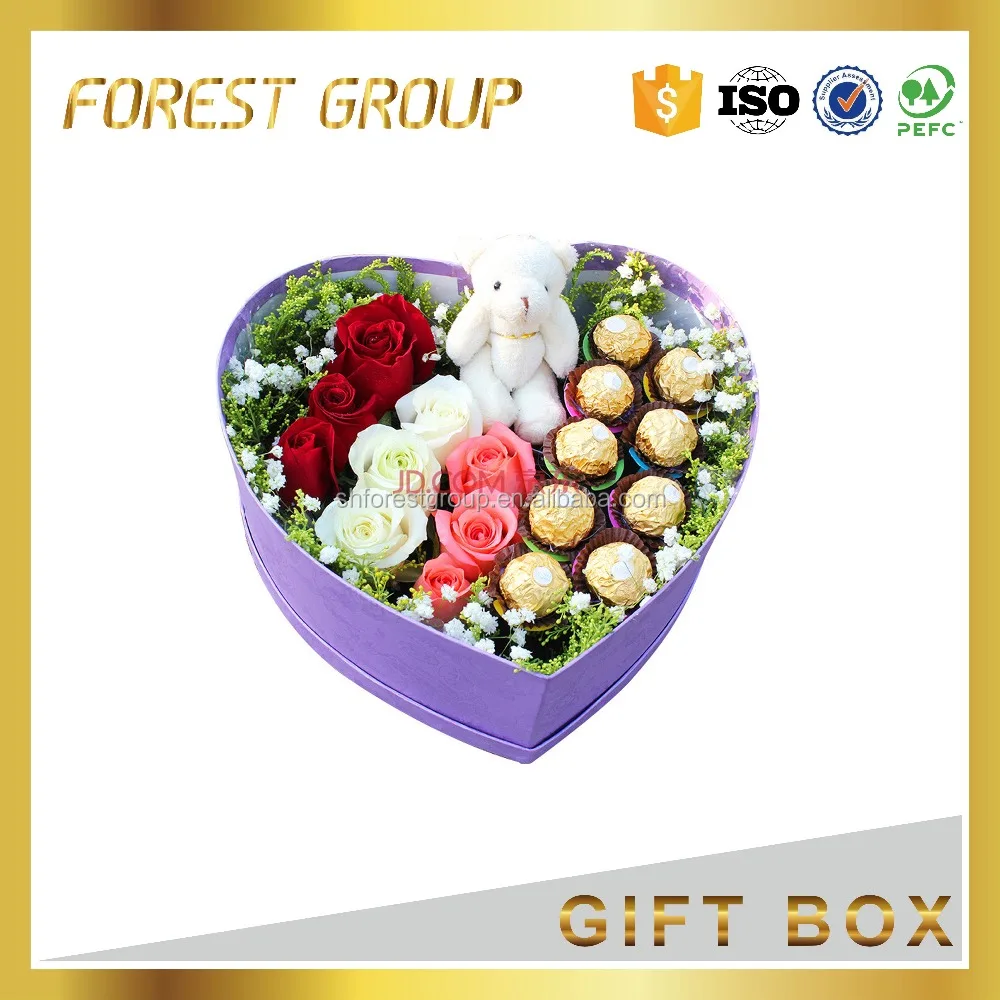 МАТОВЫЙ ПЕЧАТНЫХ РОЖДЕСТВЕНСКИЙ ПОДАРОК ЯЩИК КРУГЛЫЙ ЦВЕТОК в ПОЛЕ