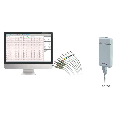 ECGMAC PC ECG with 12 leads CE ISO