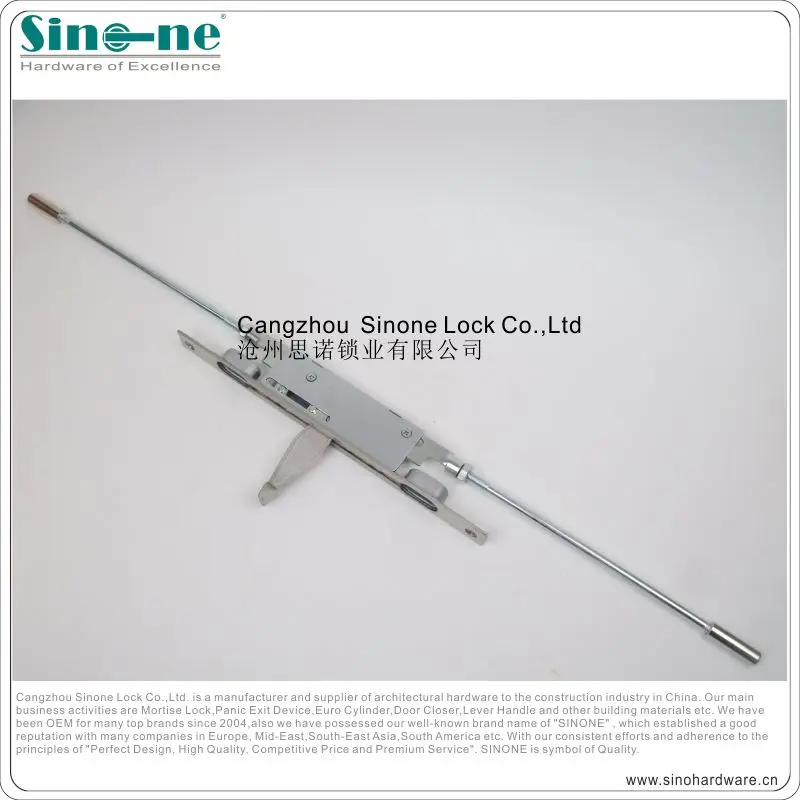 SS 304 Flush Bolt Latch for Double Door Security Latch with Powerful Spring.