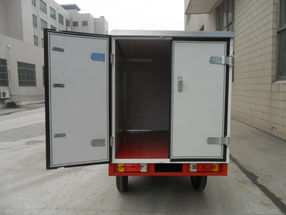 high quality Strong power cargo tricycle 3 wheel bicycle with closed box