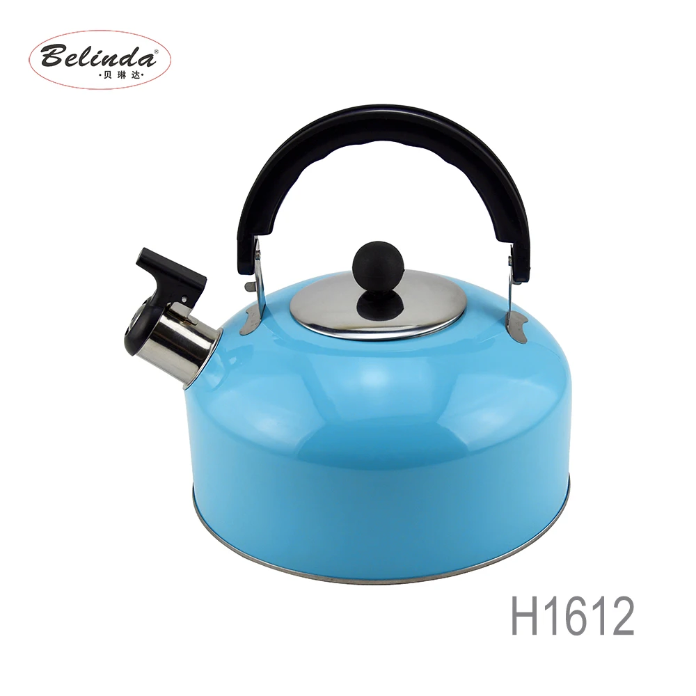 Houseware Colorful Boiling Water Stainless Steel Whistling Kettle for Induction Cooker