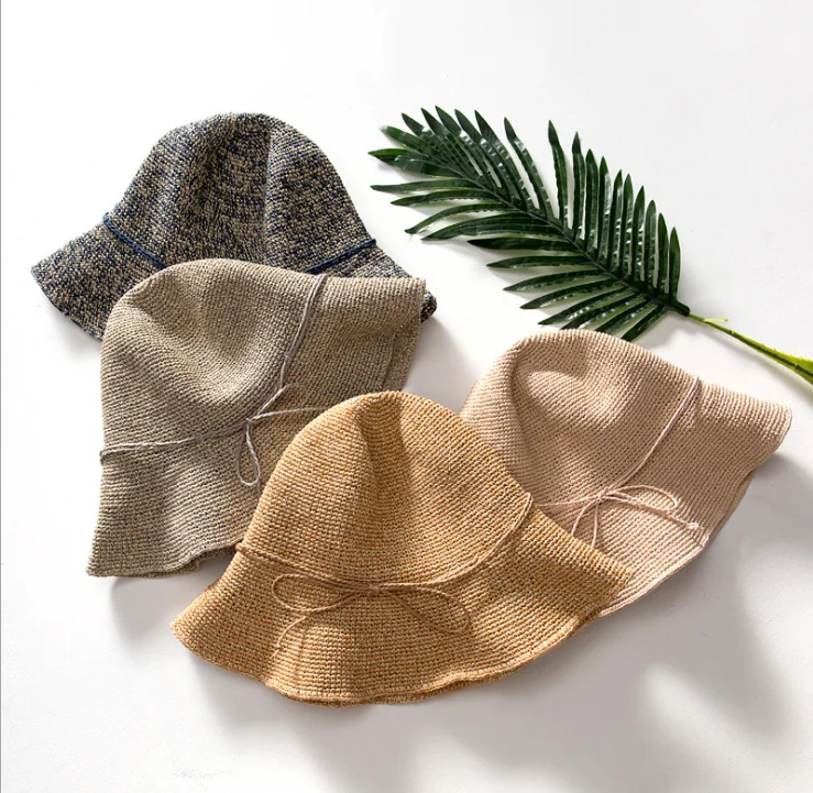 Hot Sale Custom raffia Straw Summer Hats for Men