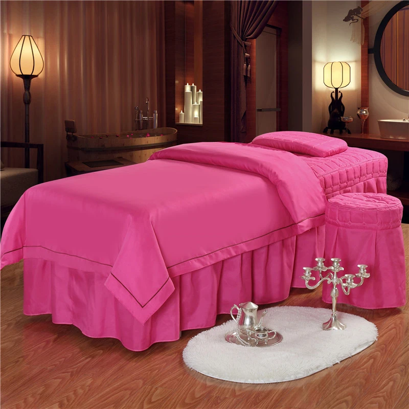 brushed 100% micro polyester pressure massage bedding sheet duvet cover set
