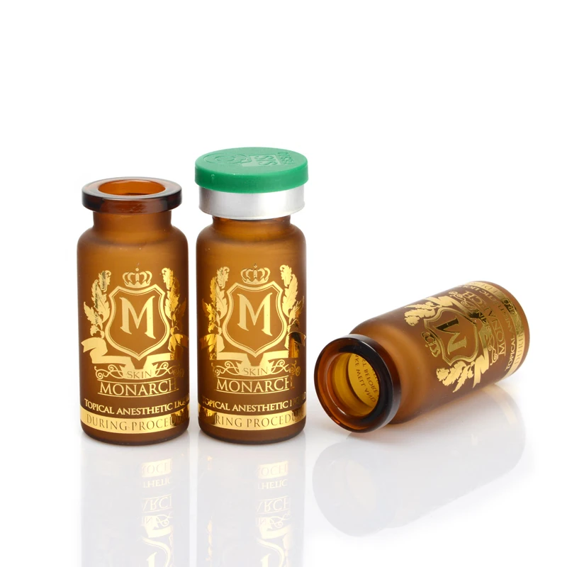 10ml vial Amber tritium vial high quality labels empty glass vial for medicine