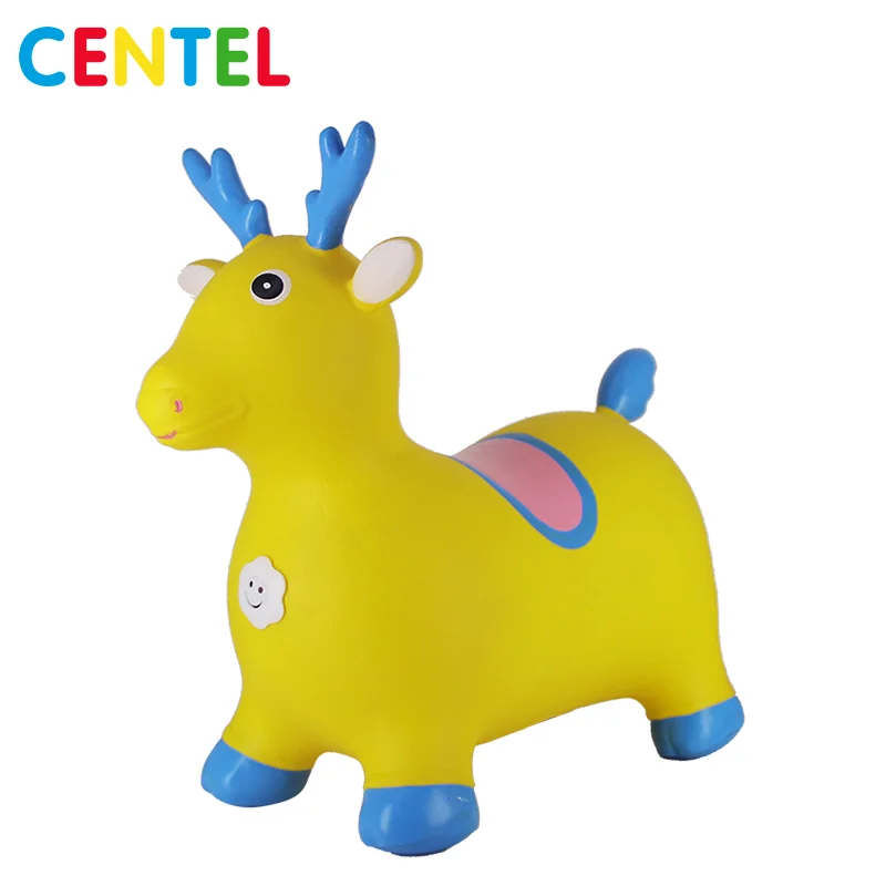 
Cute Jumping Deer Children Outdoor Toys Inflatable Animal Toys For Kids 