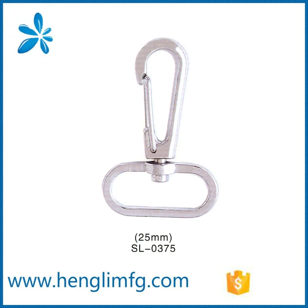 Swivel dog leash hooks China wholesale metal snap hooks for lanyard