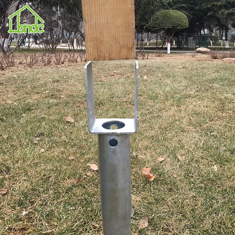 Hot Dipped Galvanized Ground Anchor For Wooden Fence