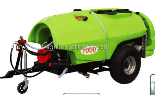 trailer tank boom air blast sprayer use in orchard vineyard fruit farm