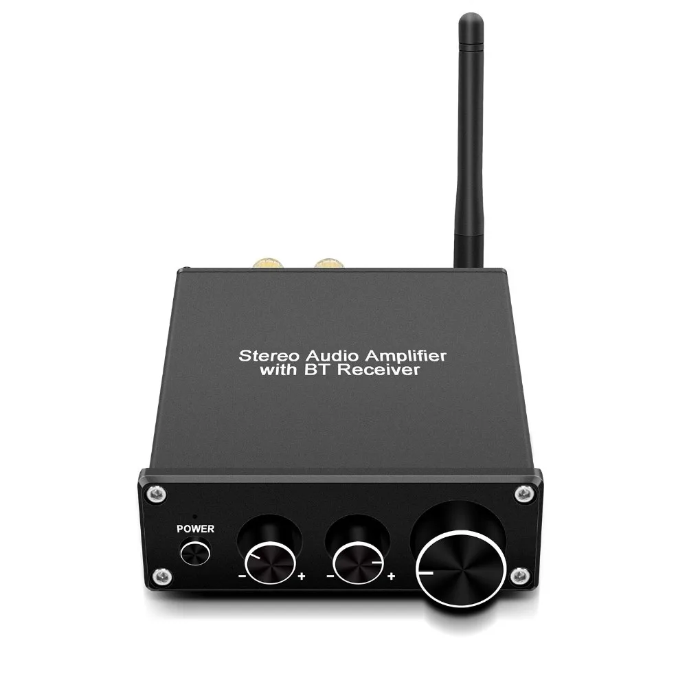 2 Channel Class D stereo mini portable amplifier with power supply and BT