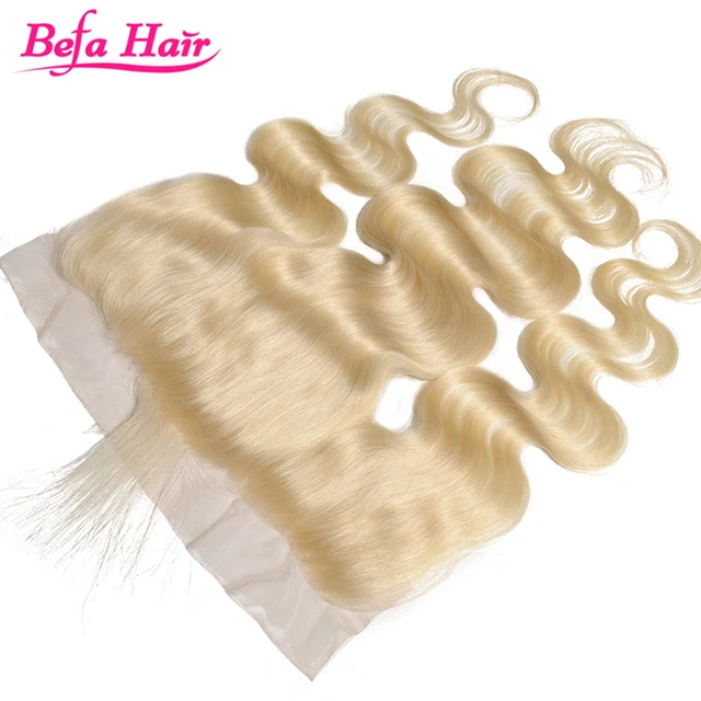 Wholesale 8A european 613# body wavy full cuticle no shedding no tangle virgin 100% natural blonde curly human hair extensions
