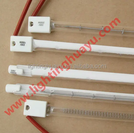 1000-3000Wquartz halogen infrared heater lamp