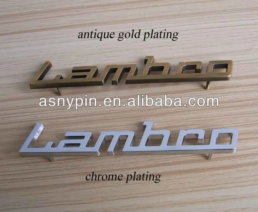 
Diecut Corporate Logo Letter Shape Car Sticker Grille Car Badge Cheap Price 