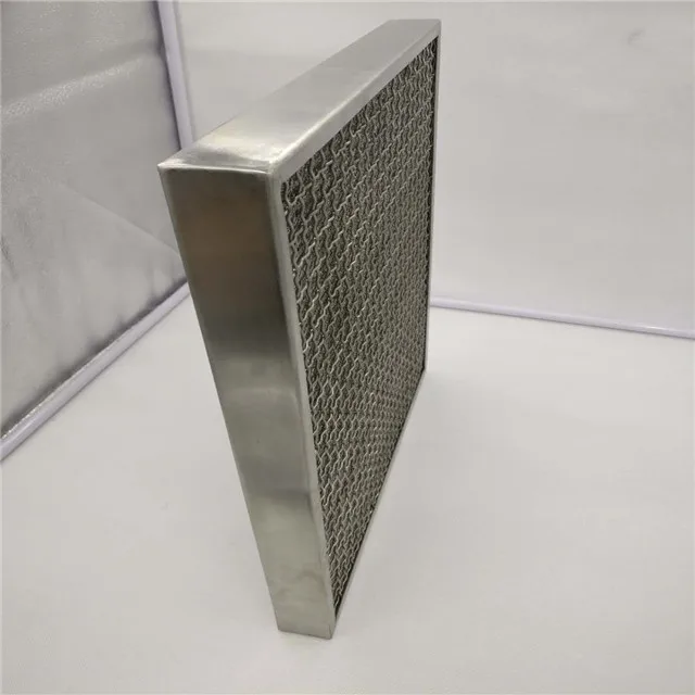 knitted wire mesh oil smoke filter for air conditioner filter mesh oil mist  kitchen grease filter