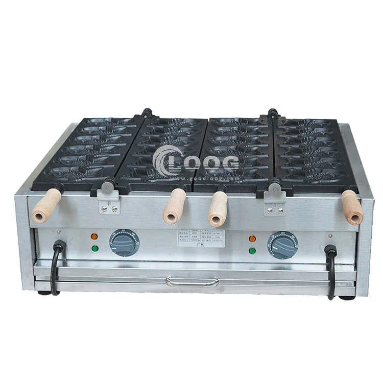 2017 New Style High Quality Commercial Electric Taiyaki Maker Taiyaki Waffle Iron Model FY-1102A Taiyaki Mold For Sale