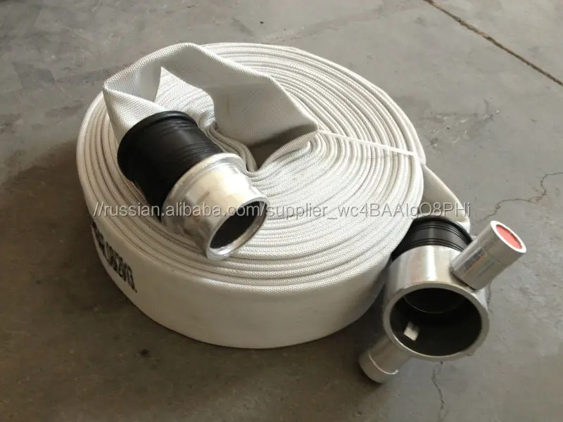 Резиновая линии используется пожарный шланг Холст пожарный шланг