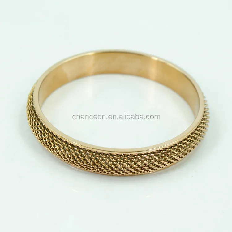 18k Gold Plated Titanium Germanium Barbed Wire  Bracelet