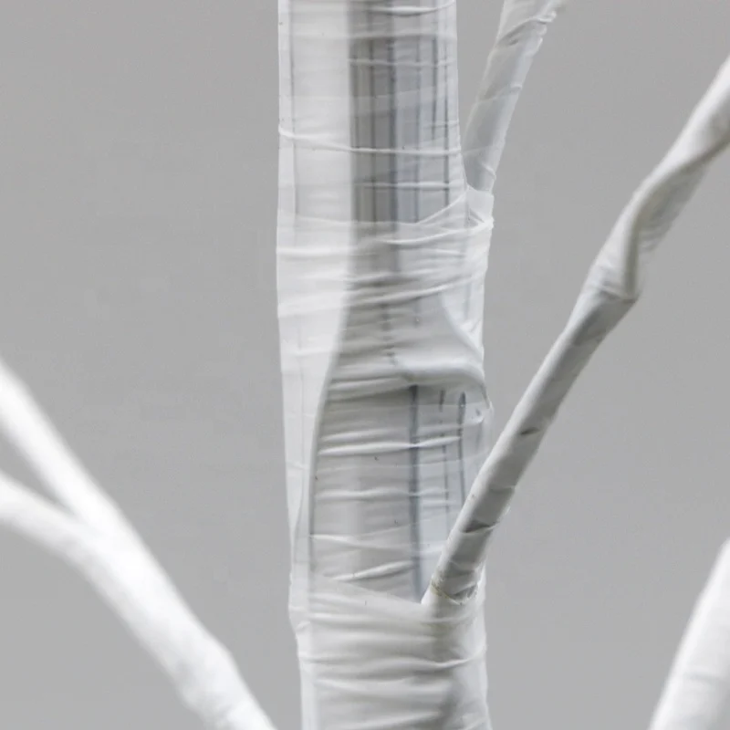 Pre lit Artificial Christmas Tree Light 90cm artificial trunk  branches  Birch Twig trees light for Christmas decoration Wedding