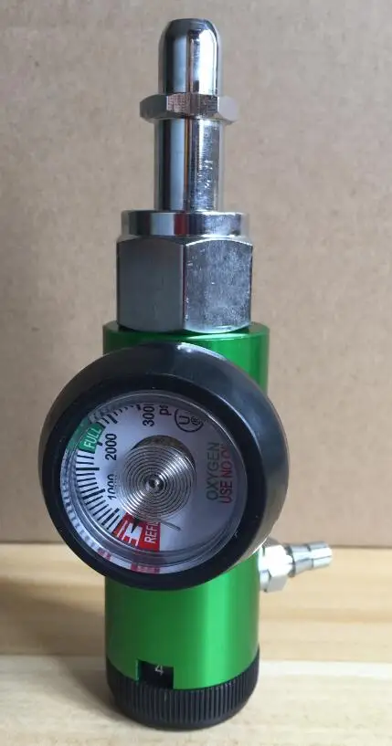 CGA540 Oxygen Flow Regulator With Pressure Gauge For Oxygen Cylinder And Ozone Generator