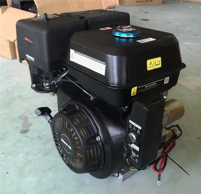 BISON China Taizhou 420cc Horizontal Shaft 190f Gasoline Generator Engine 15hp