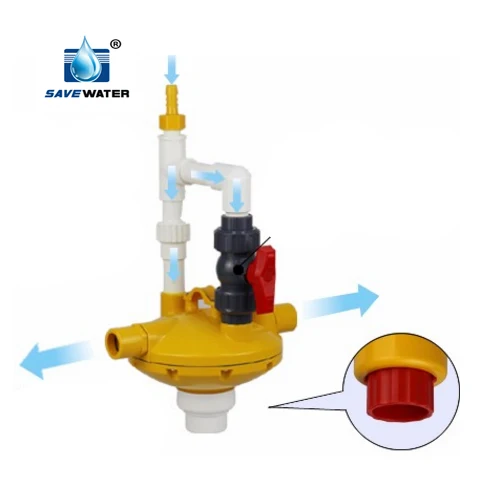 poultry house water pressure reducing valve nipple type water fountain