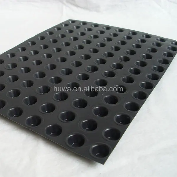 
Foundation Slab Moisture Barrier HDPE Underground Basement waterproofing membrane building material for outer wall 