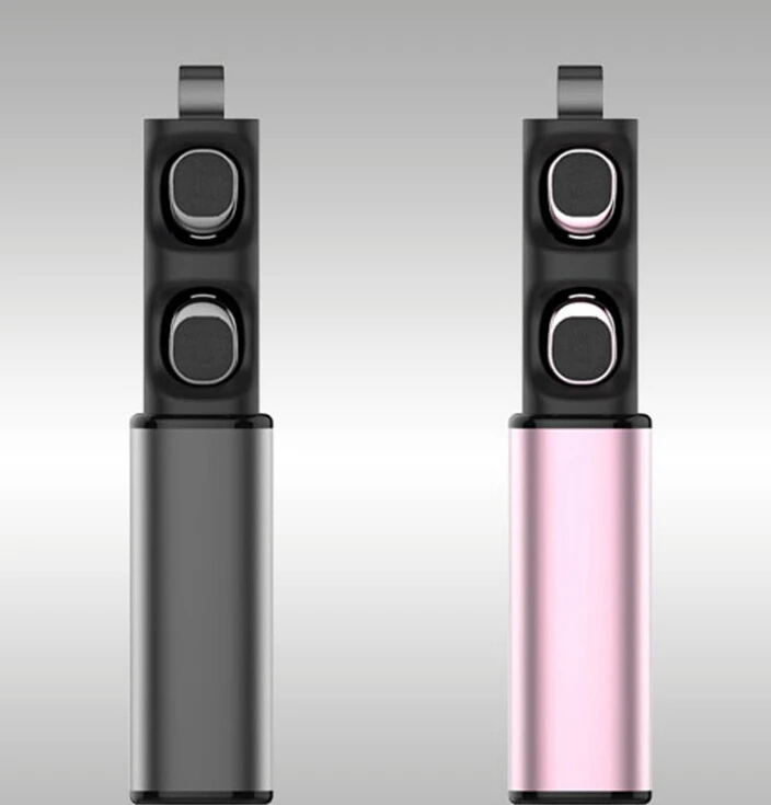 OEM мини СПЦ True 4,2 синий зуб Беспроводные наушники с зарядным футляром