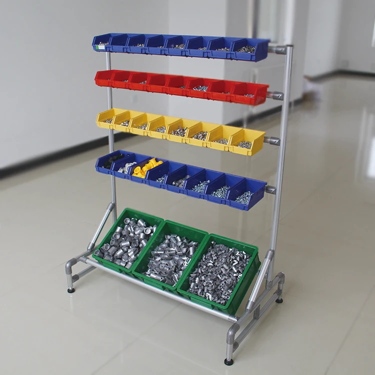 Light weight aluminum warehouse pipe rack storage pipe racking systems