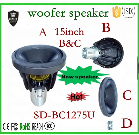 hot sale 15 inch woofer speaker with extended LF Neodymium Drive  15 inch woofer with high  Frequency  Range