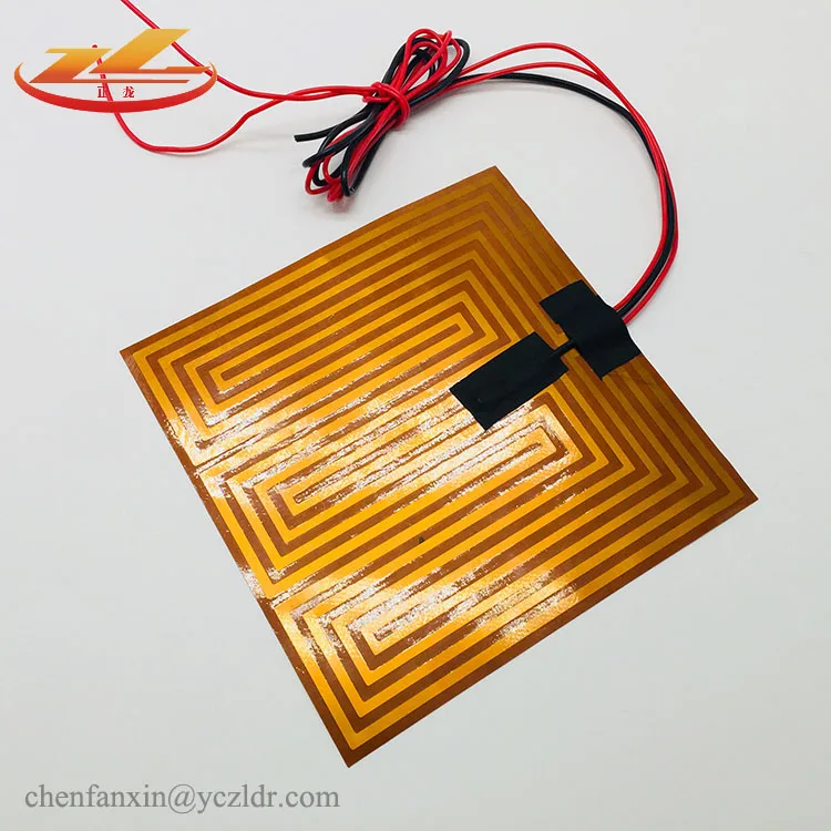 12v 130w flexible polyimide film heater