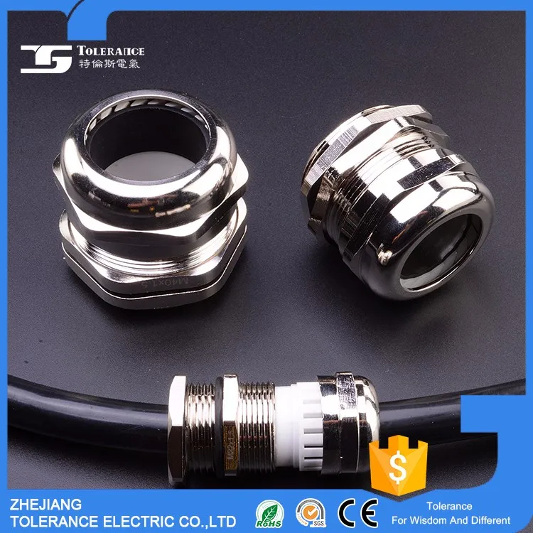 Водонепроницаемый Новый Ce m16 латунь кабельные вводы