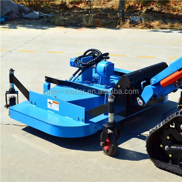 Small Garden Lawn Tractor Track Loader Moving Machine Mowers Attachments