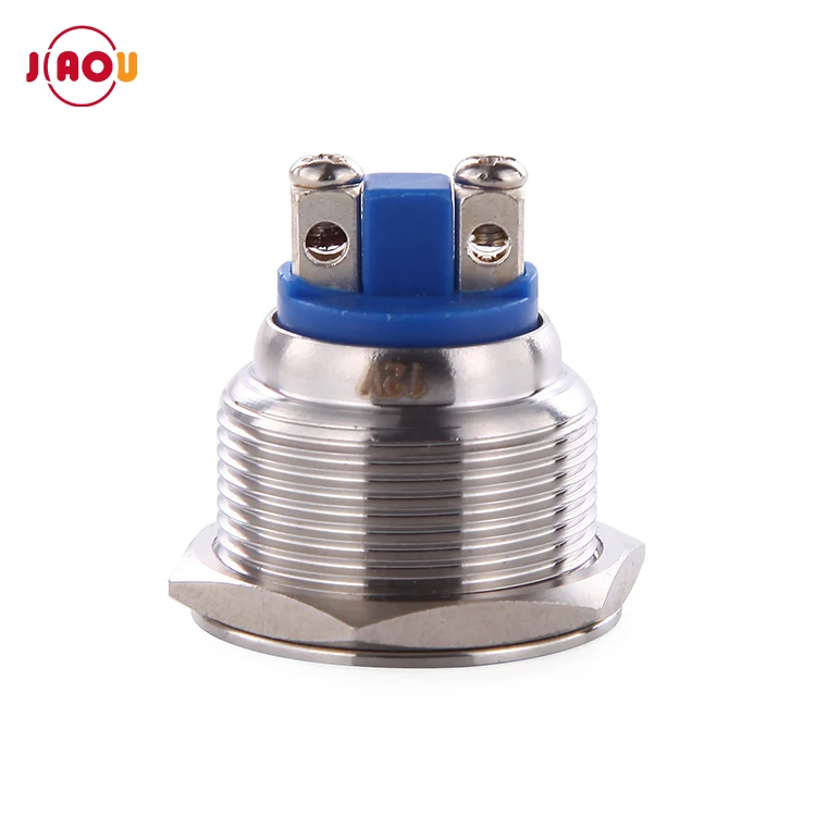 JIAOU Wholesale Metal Material 25mm 220 Volt Led Indicator Lights