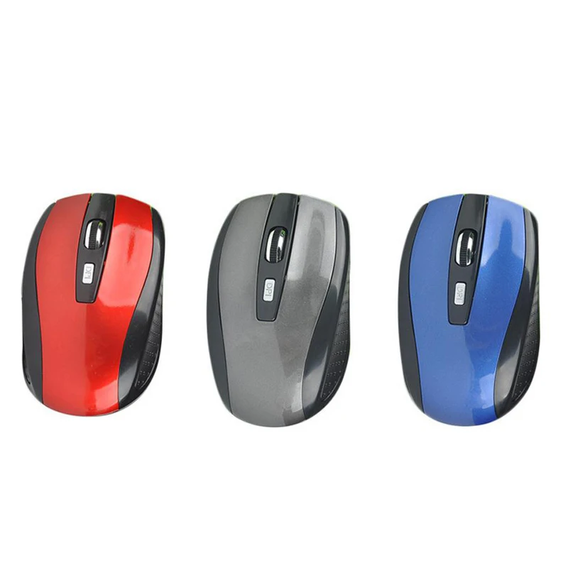 
Customized Cheap 4 Colors Computer USB 2.4GHz Wireless Mouse For Bulk Production 