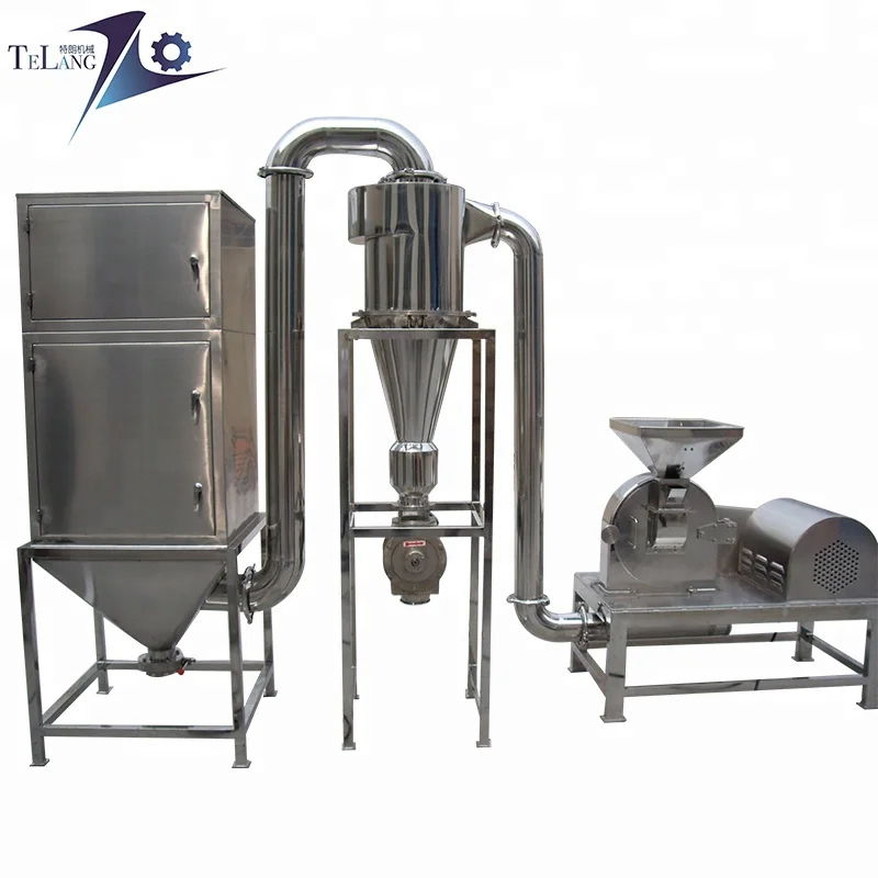 factory price lowing working noise dried moringa leaf grinding machine