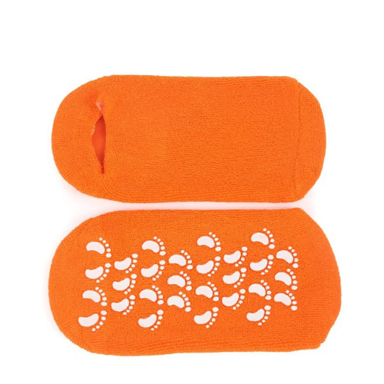 Colorful Foot Spa Gel Socks Moisturizing Spa Socks for Dry Feet