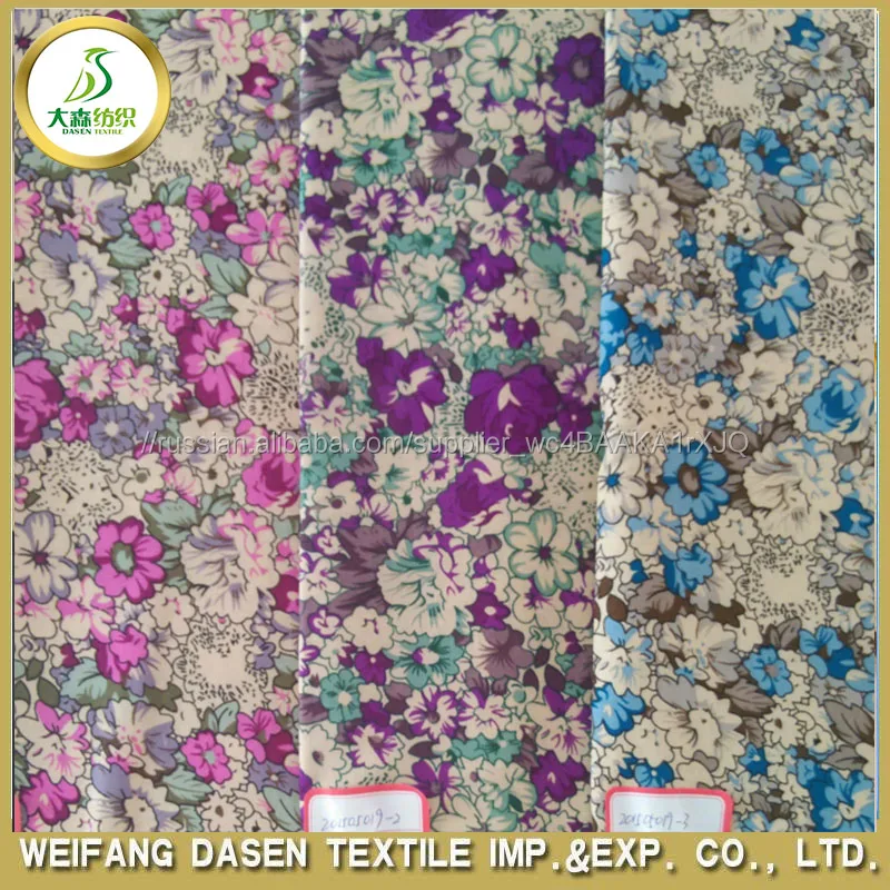 Продукция фабрики районной печати на ткань 45x45,100x80 использовали для одежды