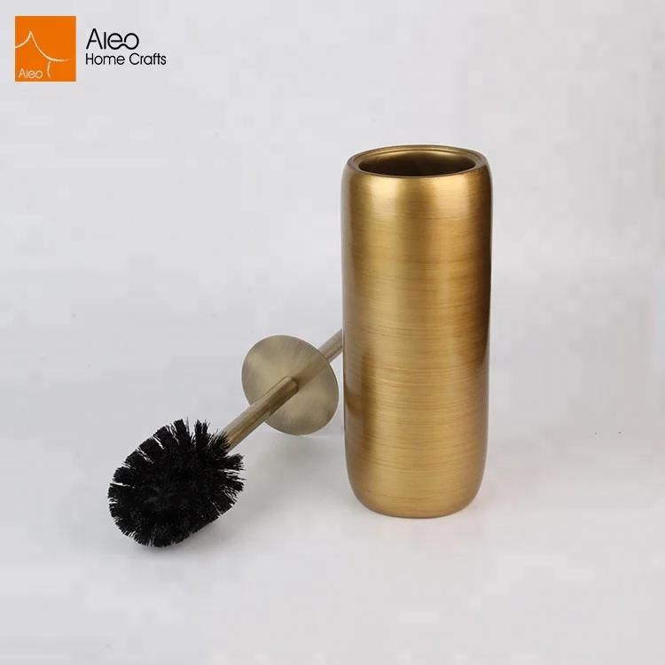 5 Piece luxury Golden lotion bottle/soap dish sets/resin bathroom accessories