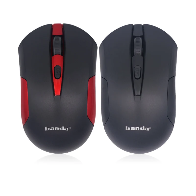 Factory direct selling 4 Buttons 2.4G wireless optical mouse customized Logo and Package USB mouse