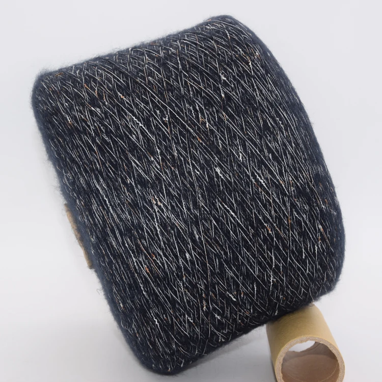 Wholesale 2/9Nm Carney Velvet 58%Polyester 40%Acrylic 2%Spandex Autumn And Winter  blend knitting Yarn