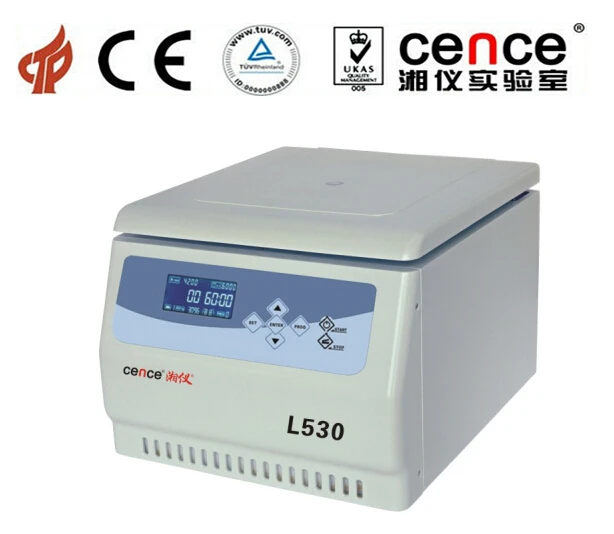 centrifuge laboratory hospital medical centrifuge L530  4x250ml rotor  5300rpm