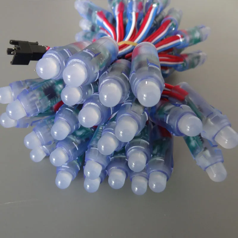 Color Changing DC12V DMX Control Multicolor Wires Outdoor Decoration Programmable LED String Light