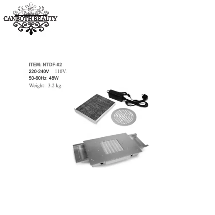 Nail salon equipment nail dust collector fornail table NTDF-02